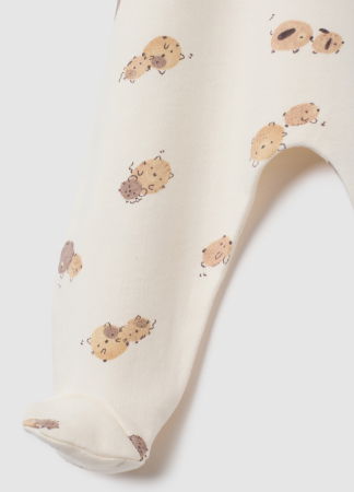 Baieti 9-36 LUNI - OVS Kids Salopeta-Pijama Almond Peach Baieti 9-36 Luni