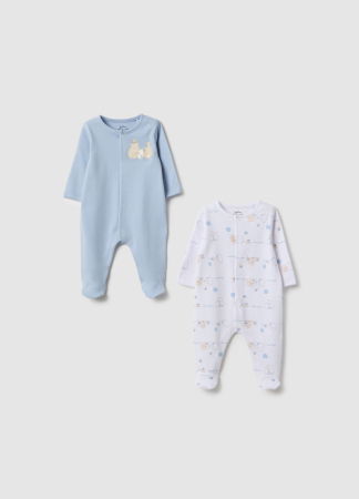 МАЛЬЧИКИ - OVS Kids Пижама-Комбинезон Для Мальчиков Subdued Blue 9-36 Месяцев