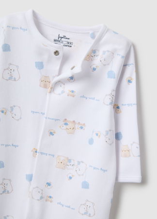 МАЛЬЧИКИ - OVS Kids Пижама-Комбинезон Для Мальчиков Subdued Blue 9-36 Месяцев