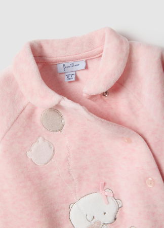 FETE - OVS Kids Salopeta Pink Melange Fete 0-9 Luni