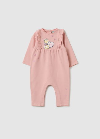 Rochii si Salopete - OVS Kids Salopeta Roz Fete 0-9 Luni