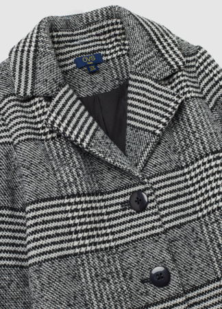 OVS Kids Scurta Black/White Check Fete 3-10 Ani [2]