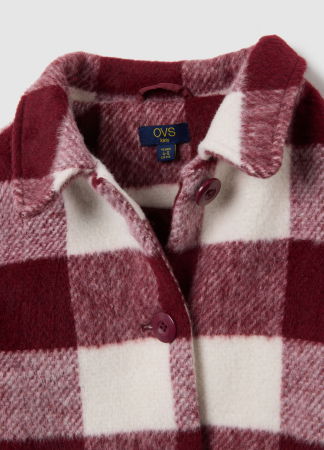 Geci si Jachete - OVS Kids Scurta Red/White Check Fete 3-10 Ani