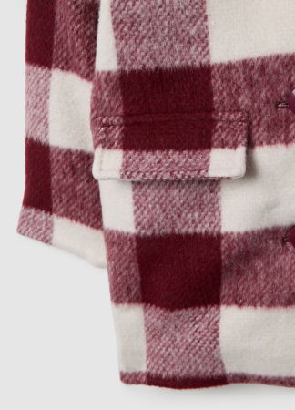 Geci si Jachete - OVS Kids Scurta Red/White Check Fete 3-10 Ani