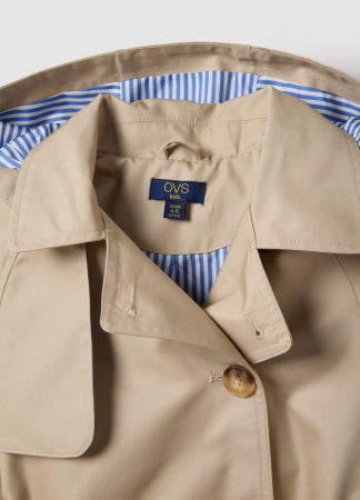  3-10 ANI  - OVS Kids Тонкая Куртка Для Девочек Антрацит 3-10 Лет