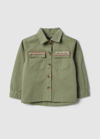 Куртки и Жакеты - OVS Kids Тонкая Куртка Для Девочек Oil Green 3-10 Лет