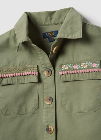 Куртки и Жакеты - OVS Kids Тонкая Куртка Для Девочек Oil Green 3-10 Лет