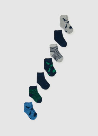 Аксессуары - OVS Kids Набор Носков Для Мальчиков Синний/Зеленный 10-15 Лет