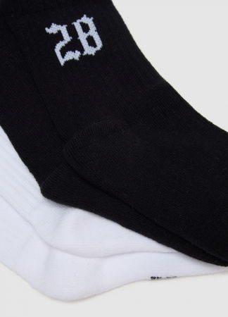 BAIETI - OVS Kids Set Ciorapi White/Black Baieti 10-15 Ani