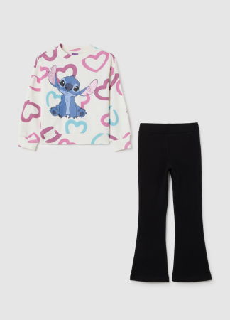 Fetite 3-10 ANI - OVS Kids Set Hanorac+Jogger Blanc De Blanc Fete 3-10 Ani