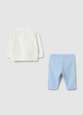 МАЛЬЧИКИ - OVS Kids Набор Толстовок + Джоггер Для Мальчиков Cashmere Blue 0-9 Месяцев