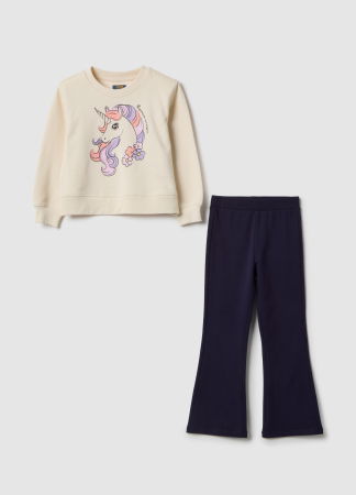 ДЕВОЧКИ - OVS Kids Набор Толстовок+Джоггер Для Девочек Eggnog 3-10 Лет