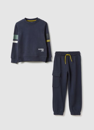 BAIETI - OVS Kids Set Hanorac+Jogger Gri Baieti 3-10 Ani