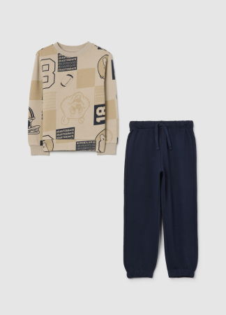 МАЛЬЧИКИ - OVS Kids Набор Толстовок+Джоггер Для Мальчиков Светло-Серый 3-10 Лет