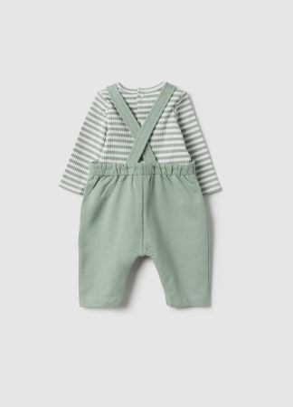 BAIETI - OVS Kids Set Hanorac + Jogger Iceberg Green Baieti 0-9 Luni