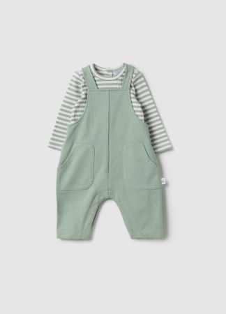 BAIETI - OVS Kids Set Hanorac + Jogger Iceberg Green Baieti 0-9 Luni