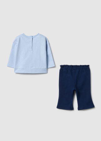 FETE - OVS Kids Set Hanorac+Jogger Kentucky Blue Fete 0-9 Luni