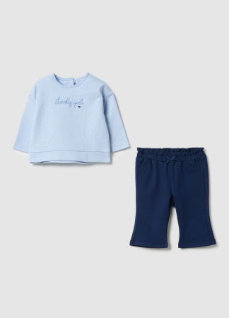 FETE - OVS Kids Set Hanorac+Jogger Kentucky Blue Fete 0-9 Luni