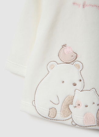 ДЕВОЧКИ - OVS Kids Набор Толстовок+Джоггер Для Девочек Pink Melange 0-9 Месяцев