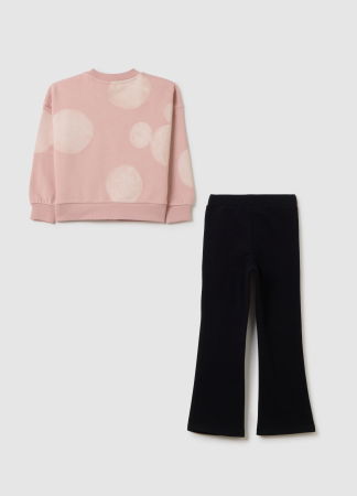 Seturi - OVS Kids Set Hanorac+Jogger Roz Pal Fete 3-10 Ani