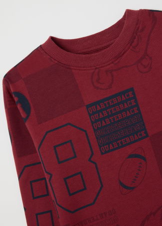 Seturi - OVS Kids Set Hanorac+Jogger Ruby Wine Baieti 3-10 Ani