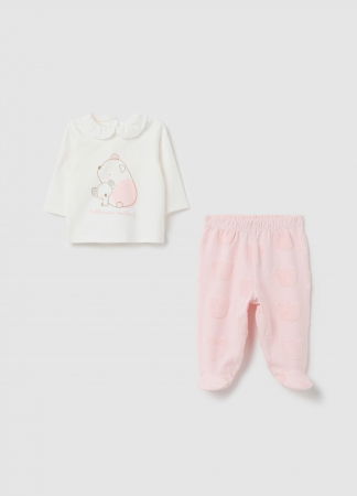 Девочки 0-9 МЕСЯЦЕВ - OVS Kids Набор Платье+Легинсы Для Девочек Blushing Bride 0-9 Месяцев