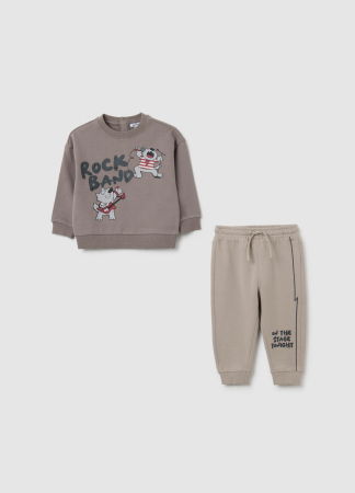 Seturi - OVS Kids Set Sport Bordo Baieti 9-36 Luni