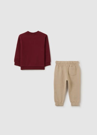 Seturi - OVS Kids Set Sport Bordo Baieti 9-36 Luni