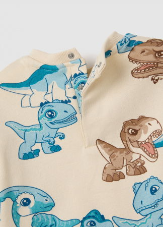 BAIETI - OVS Kids Set Sport Parchment Baieti 9-36 Luni