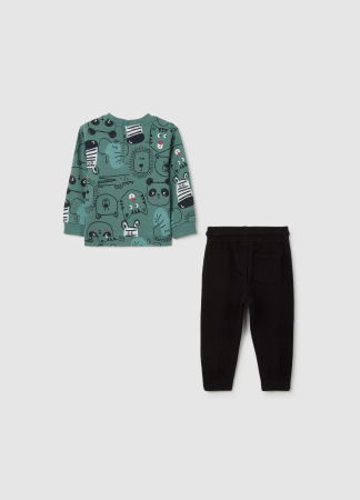 BAIETI - OVS Kids Set Sport Sagebrush Green Baieti 9-36 Luni