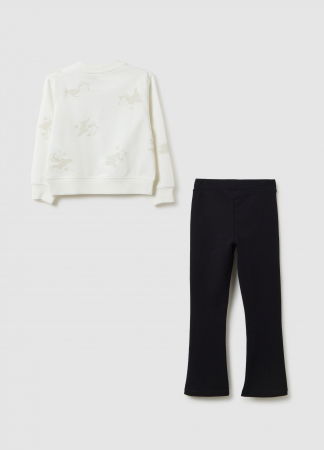 Seturi - OVS Kids Set Tricou Blanc De Blanc Fete 3-10 Ani