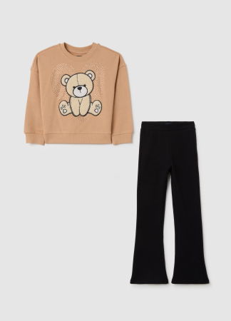 Seturi - OVS Kids Set Tricou Brush Fete 3-10 Ani