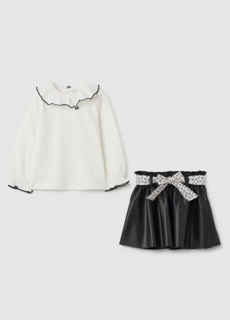 Наборы - OVS Kids Набор Футболка+Юбка Для Девочек White Alyssum 9-36 Месяцев