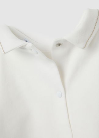 BAIETI - OVS Kids Set Tricou + Pantaloni Beige Melange Baieti 0-9 Luni