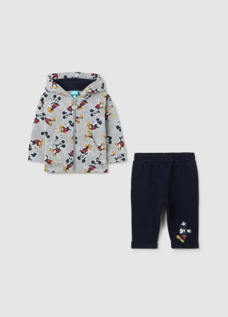 BAIETI - OVS Kids Set Tricou + Pantaloni Dark Sapphire  Baieti 0-9 Luni