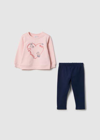 FETE - OVS Kids Set Tricou+Pantaloni Pearl Fete 9-36 Luni
