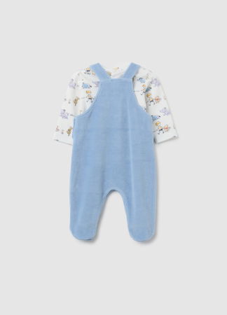 МАЛЬЧИКИ - OVS Kids Набор Футболка + Штаны Для Мальчиков Soft Chambray 0-9 Месяцев
