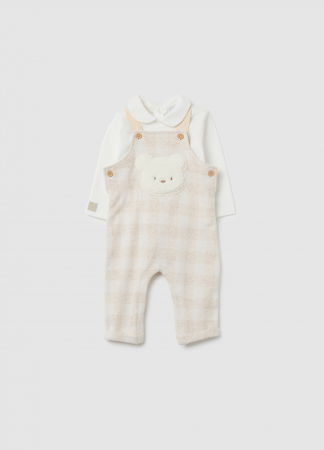 BAIETI - OVS Kids Set Tricou + Pantaloni Sugar Swizzle Baieti 0-9 Luni