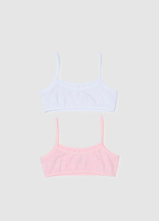 FETE - OVS Kids Sutien Alb/Roz Fete 10-15 Ani