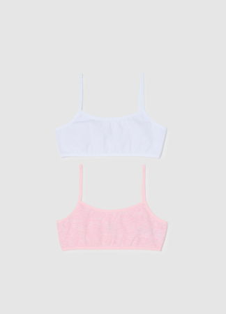 FETE - OVS Kids Sutien Alb/Roz Fete 10-15 Ani