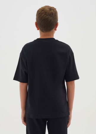 Tricouri si Polo - OVS Kids Tricou Black Beauty  Baieti 10-15 Ani