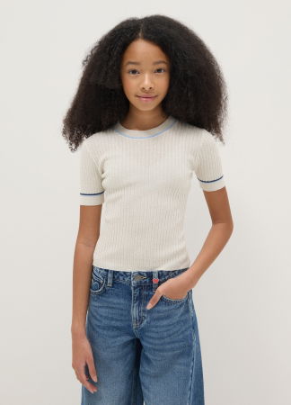 FETE - OVS Kids Tricou Blanc De Blanc Fete 10-15 Ani