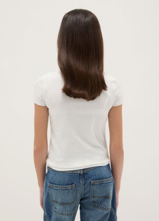 FETE - OVS Kids Tricou Blanc De Blanc Fete 10-15 Ani