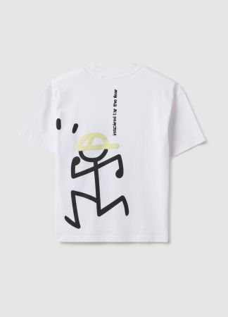 Baieti 10-15 ANI - OVS Kids Tricou Bright White Baieti 10-15 Ani