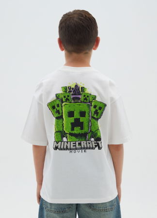 Tricouri si Polo - OVS Kids Tricou Bright White Baieti 10-15 Ani