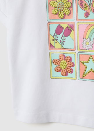 ДЕВОЧКИ - OVS Kids Футболка Для Девочек Bright White 3-10 Лет