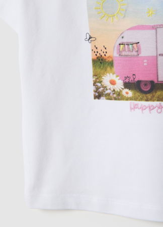 ДЕВОЧКИ - OVS Kids Футболка Для Девочек Bright White 3-10 Лет