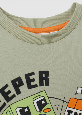 BAIETI - OVS Kids Tricou Desert Sage Baieti 3-10 Ani