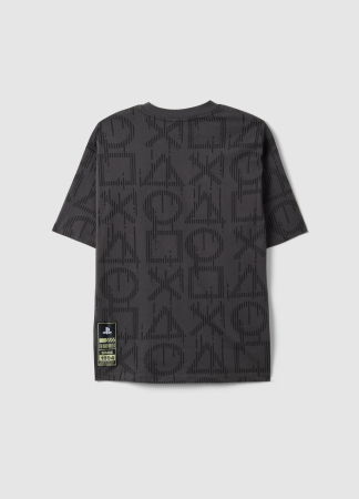 Tricouri si Polo - OVS Kids Tricou Gri Inchis Baieti 10-15 Ani