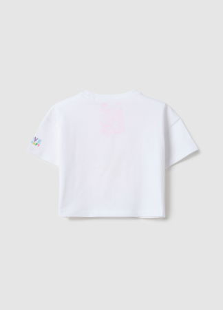 FETE - OVS Kids Tricou Lucent White Fete 3-10 Ani